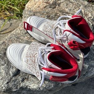 Stylish Red and White Women's Sneakers